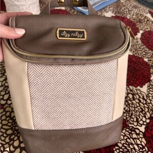 Itzy Ritzy Brown and Cream Cooler Bag